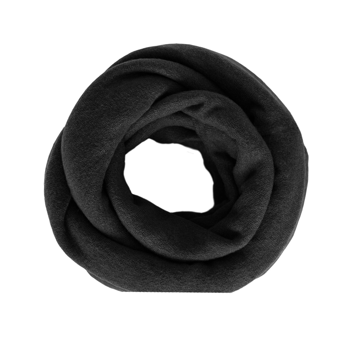 Взрослый шарф-хомут черный