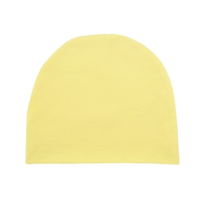 Трикотажная шапка лимонно-жёлтая