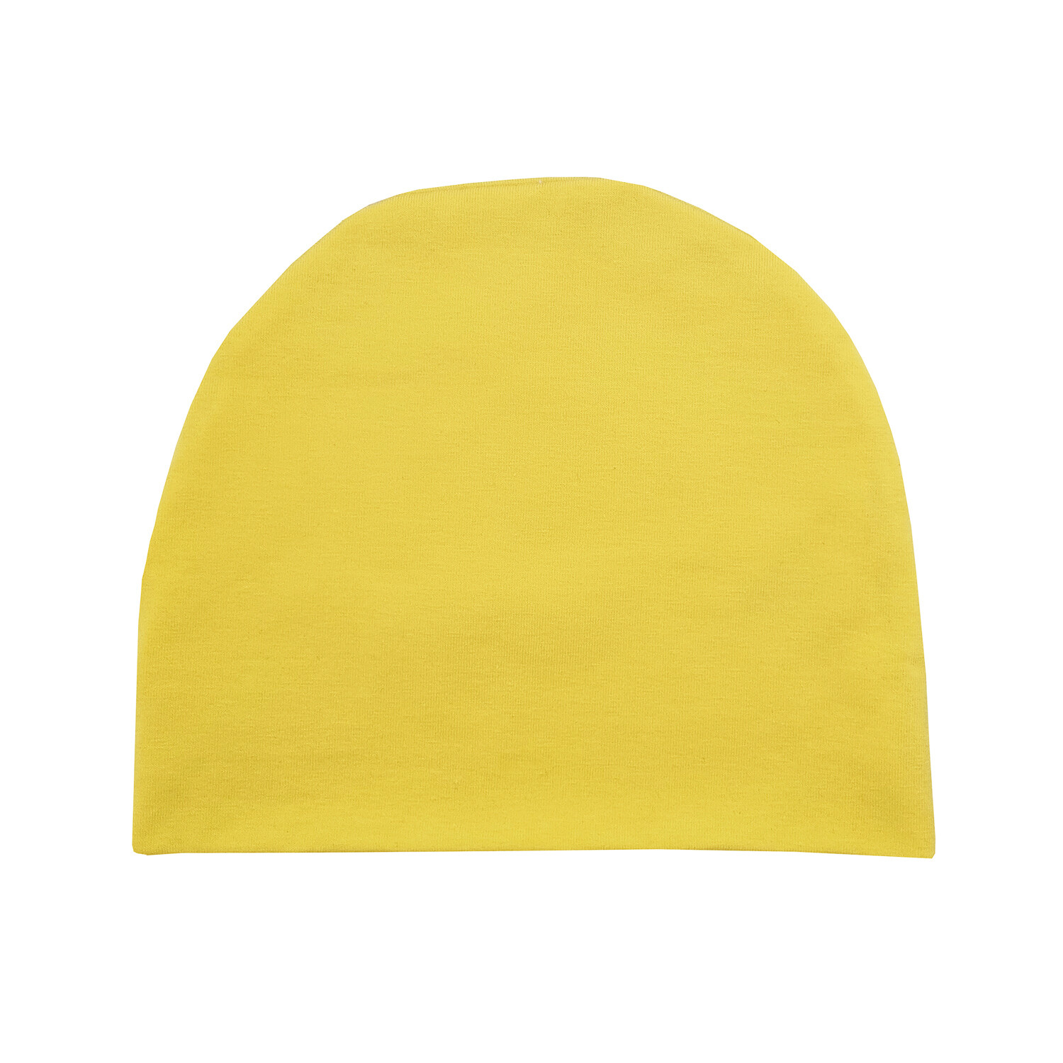Трикотажная шапка жёлтая