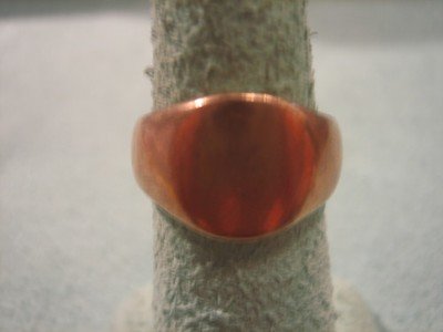 Copper Ring Signet Ring