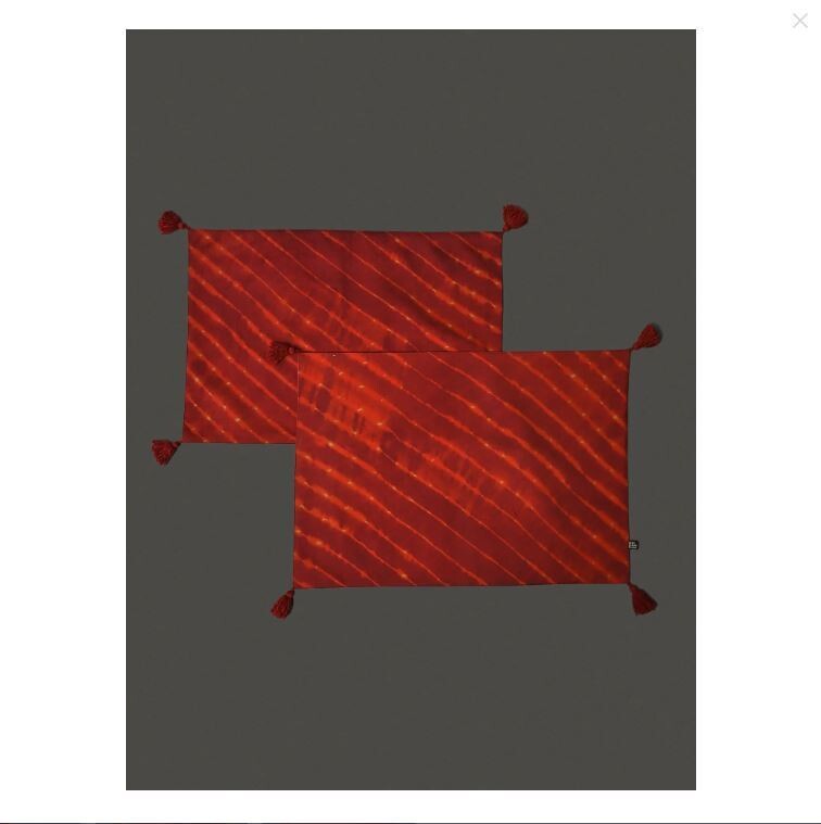 Red Jaisalmer Placemat