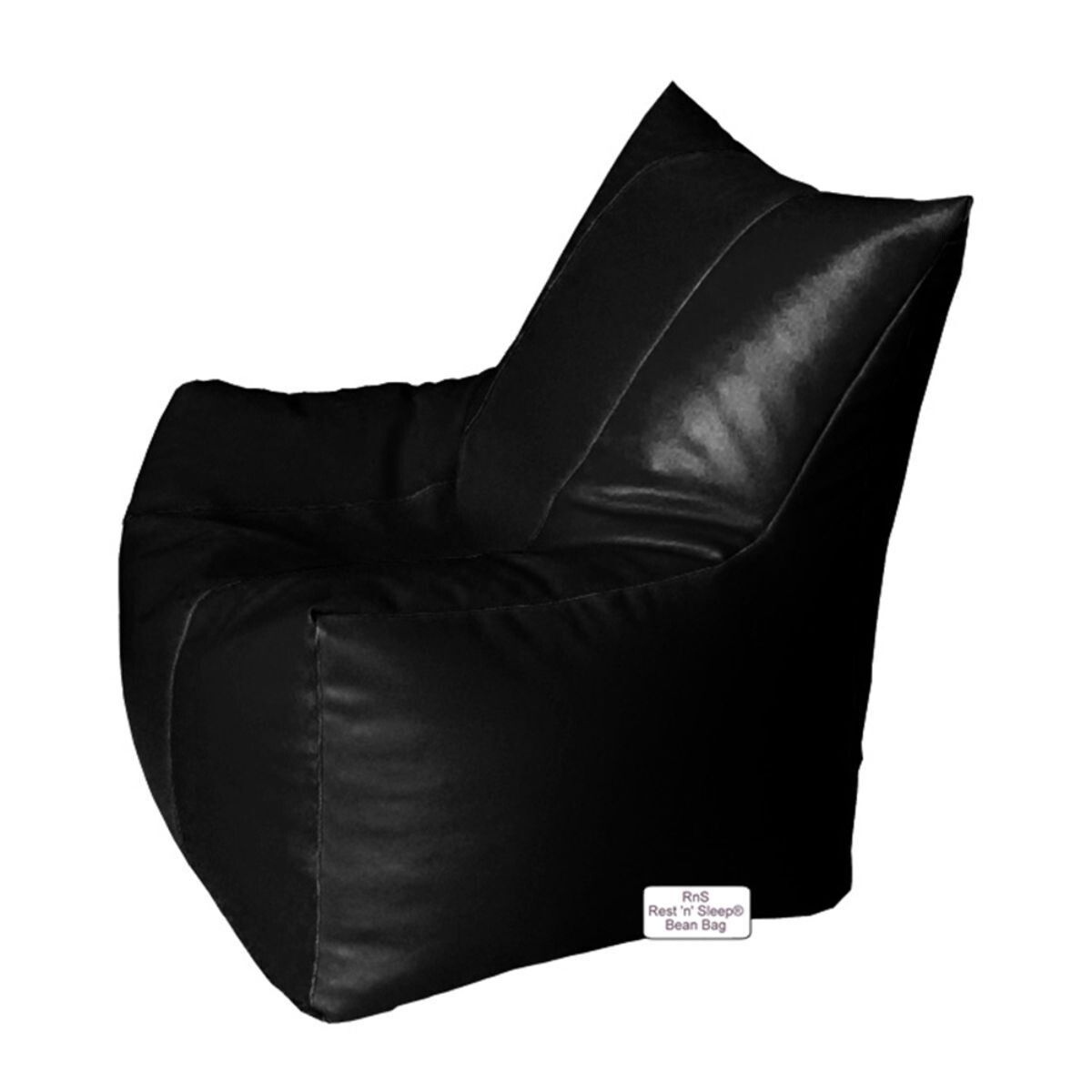 Classic Bean Chair, Color: Black, Size: XXXL