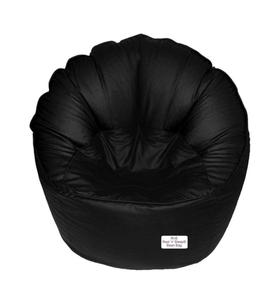 Mudda Sofa Chair with Beans, Color: Black, Size: XXXL