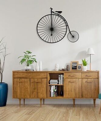 Bicycle Metal Cutout Wall Art