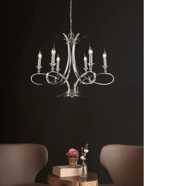 Edith 6-Lamp Chandelier