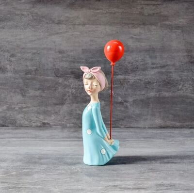 Erlina Standing with a Balloon
