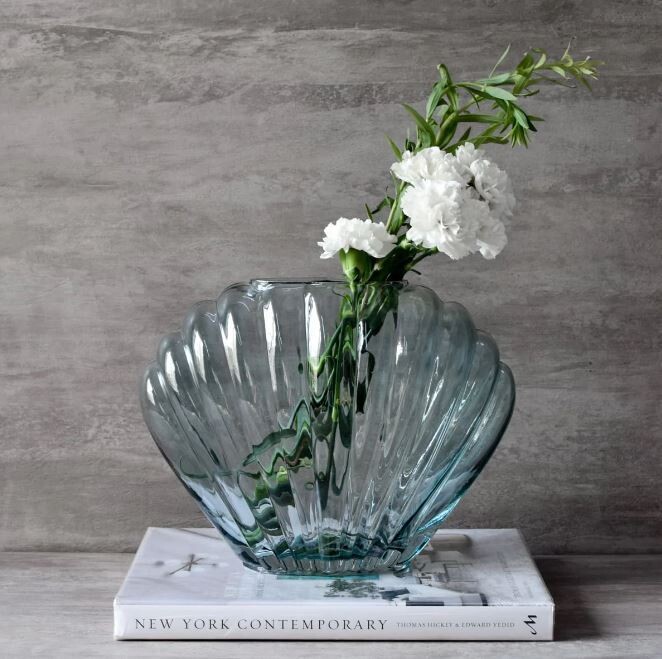 Taylor Shell Glass Vase