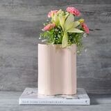 Gigi Powder Pink Ceramic Vase