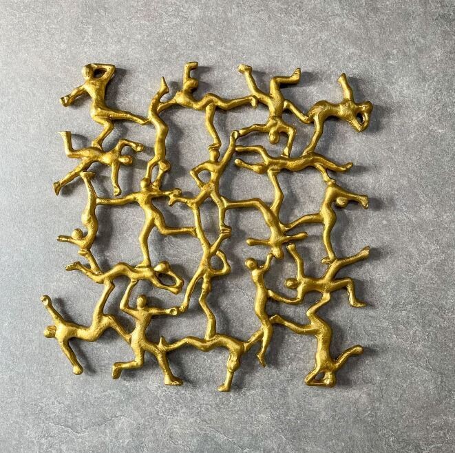 Zaha Wall of Men Wall Sculpture