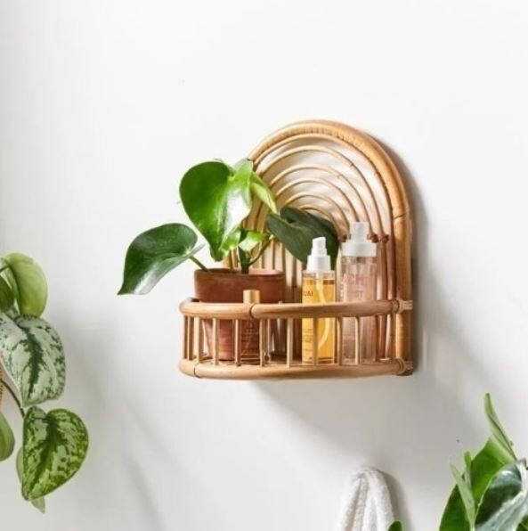 Cane Arc Wall Shelf