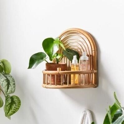 Cane Arc Wall Shelf