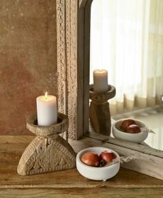 Wooden Candle Holder