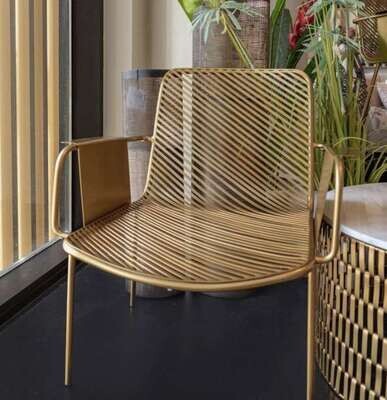 Gold Metal Chair