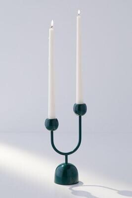 Black Finish Candle Holder
