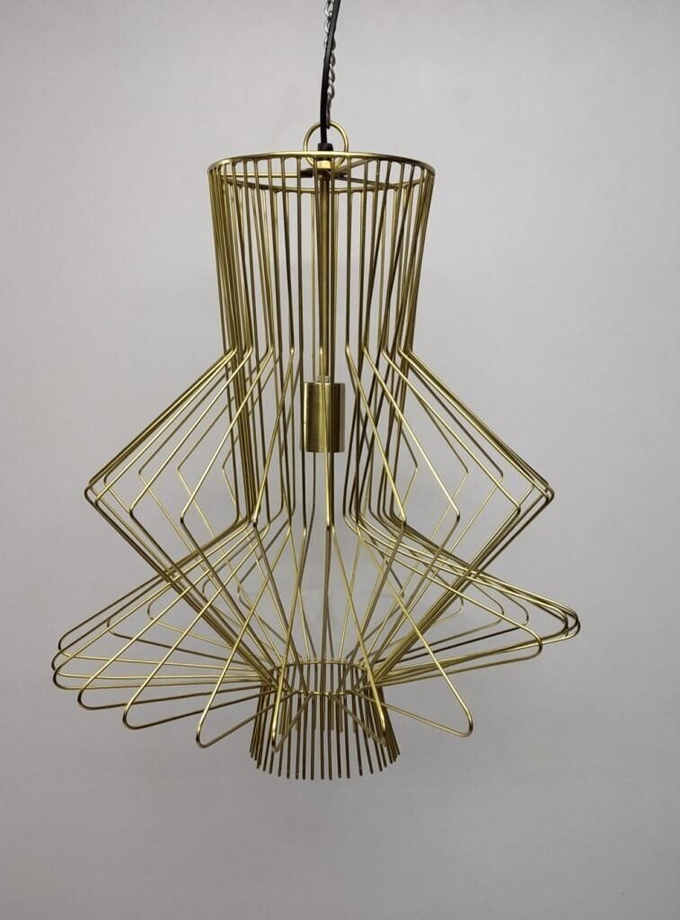 Metal Golden Finish Pendant Light