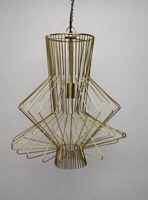 Metal Golden Finish Pendant Light