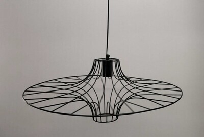 Black Flat Type Pendant Light