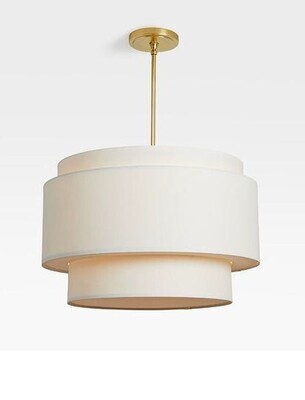 White finish Pendant Light