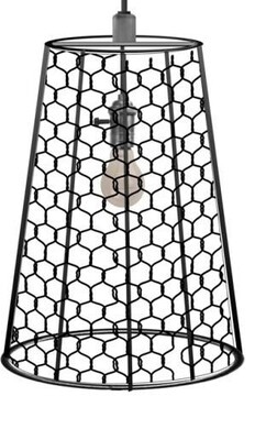 Camy Black Coated Pendant Light