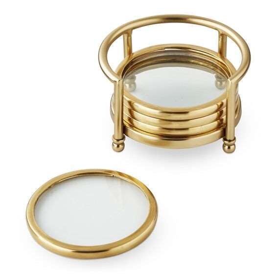 Gold Finish Coaster