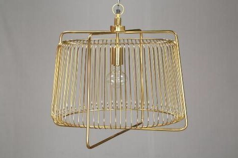 Fine Gold Finish Pendant Light