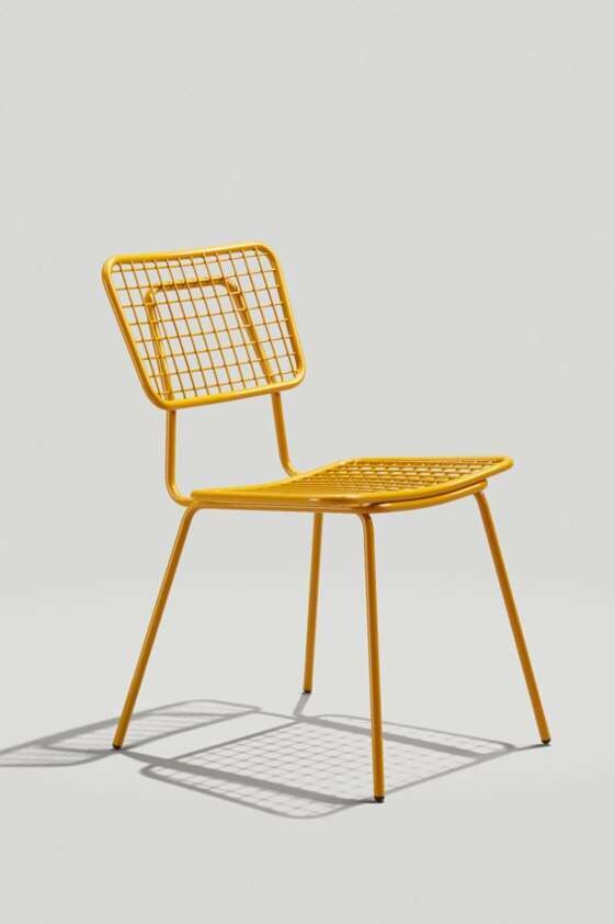 Bright Yellow Chair