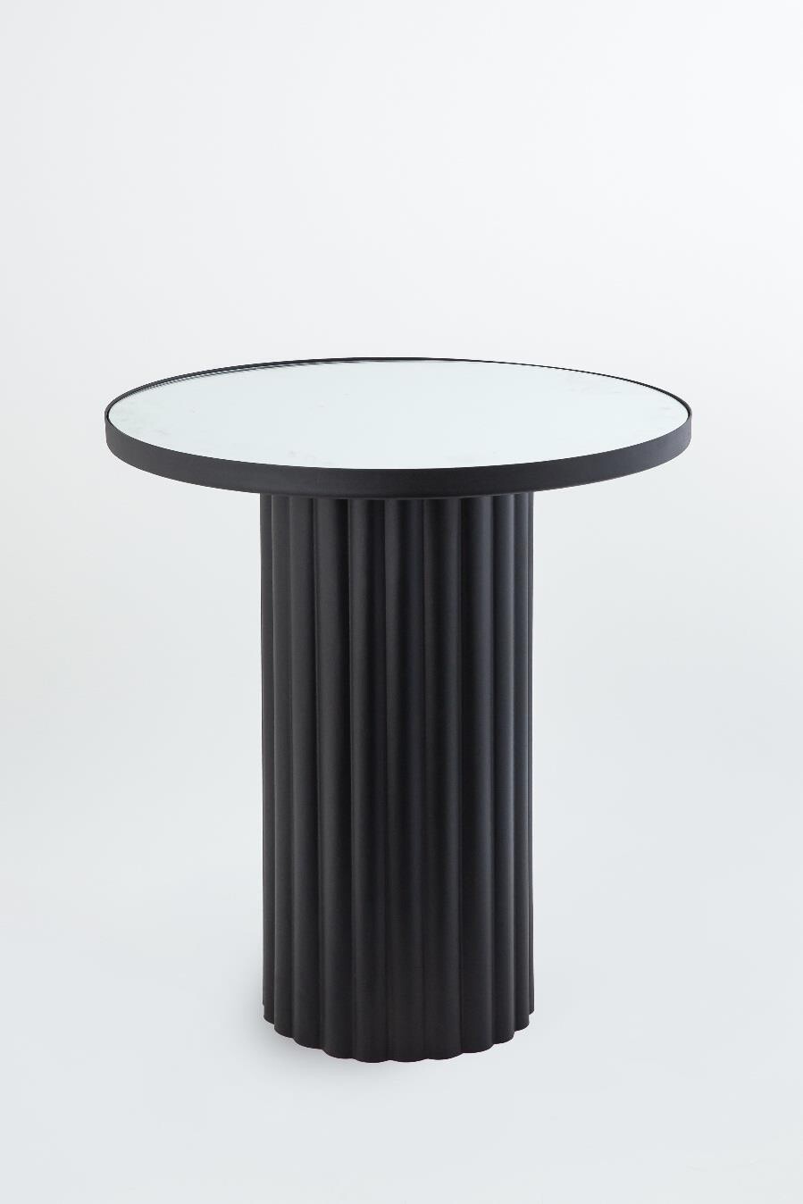 Tora Coffee Table, Colour: Black Powder Coat, Size: Small