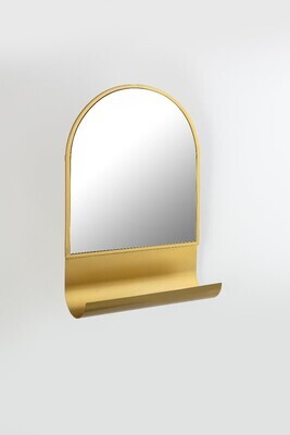Gold Finish Wall Mirror