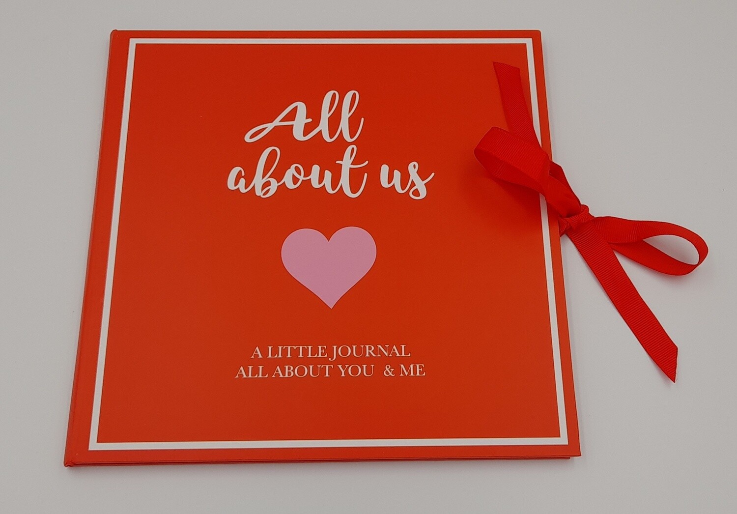 &#39;All About Us&#39; keep-sake journal