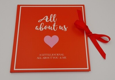 &#39;All About Us&#39; keep-sake journal