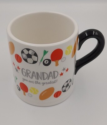 &#39;Grandad you are the greatest!&#39; gift mug