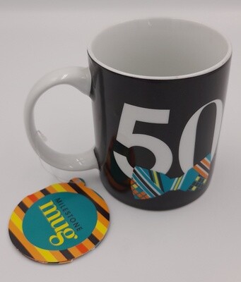 &#39;50 perfect gent&#39; gift mug