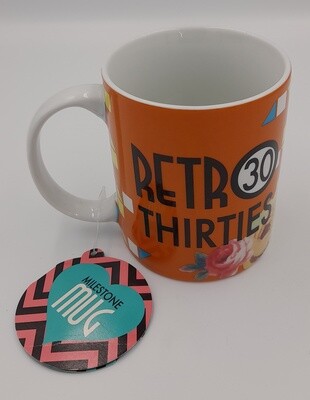 &#39;Retro thirties&#39; gift mug