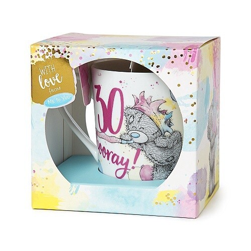 30th birthday Tatty Ted boxed gift mug