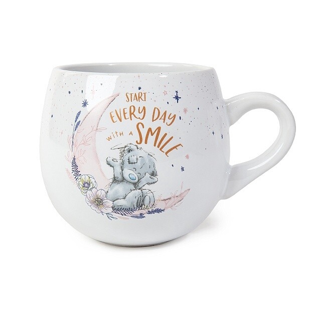 &#39;Start every day with a smile&#39;  Tatty Ted gift mug