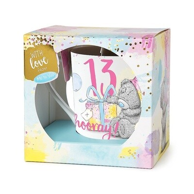 13th birthday Tatty Ted boxed gift mug