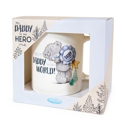 &#39;Best Daddy in the world&#39; Tatty Ted boxed gift mug