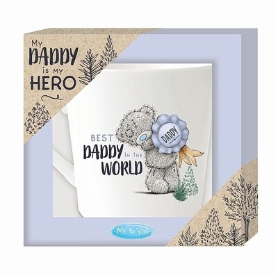 'Best Daddy in the world' Tatty Ted boxed gift mug
