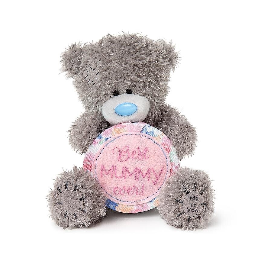 &#39;Best Mummy Ever!&#39; Tatty Ted bear plush soft toy