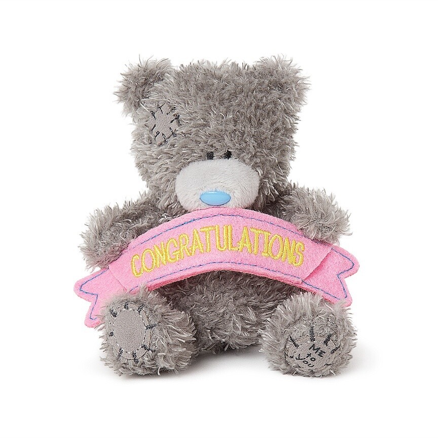 &#39;Congratulations&#39; Tatty Ted plush soft toy