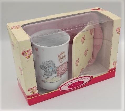 Mug, tray and coaster Tatty Ted gift set