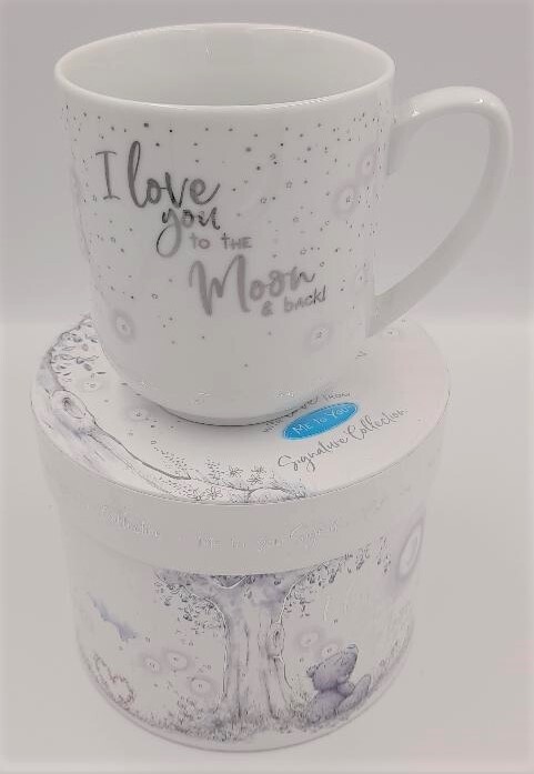 &#39;I love you to the moon and back&#39; Tatty Ted boxed gift mug