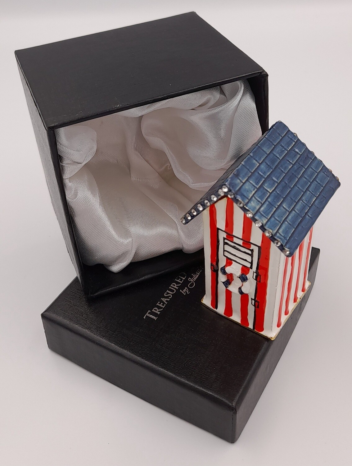 Beach Hut trinket box