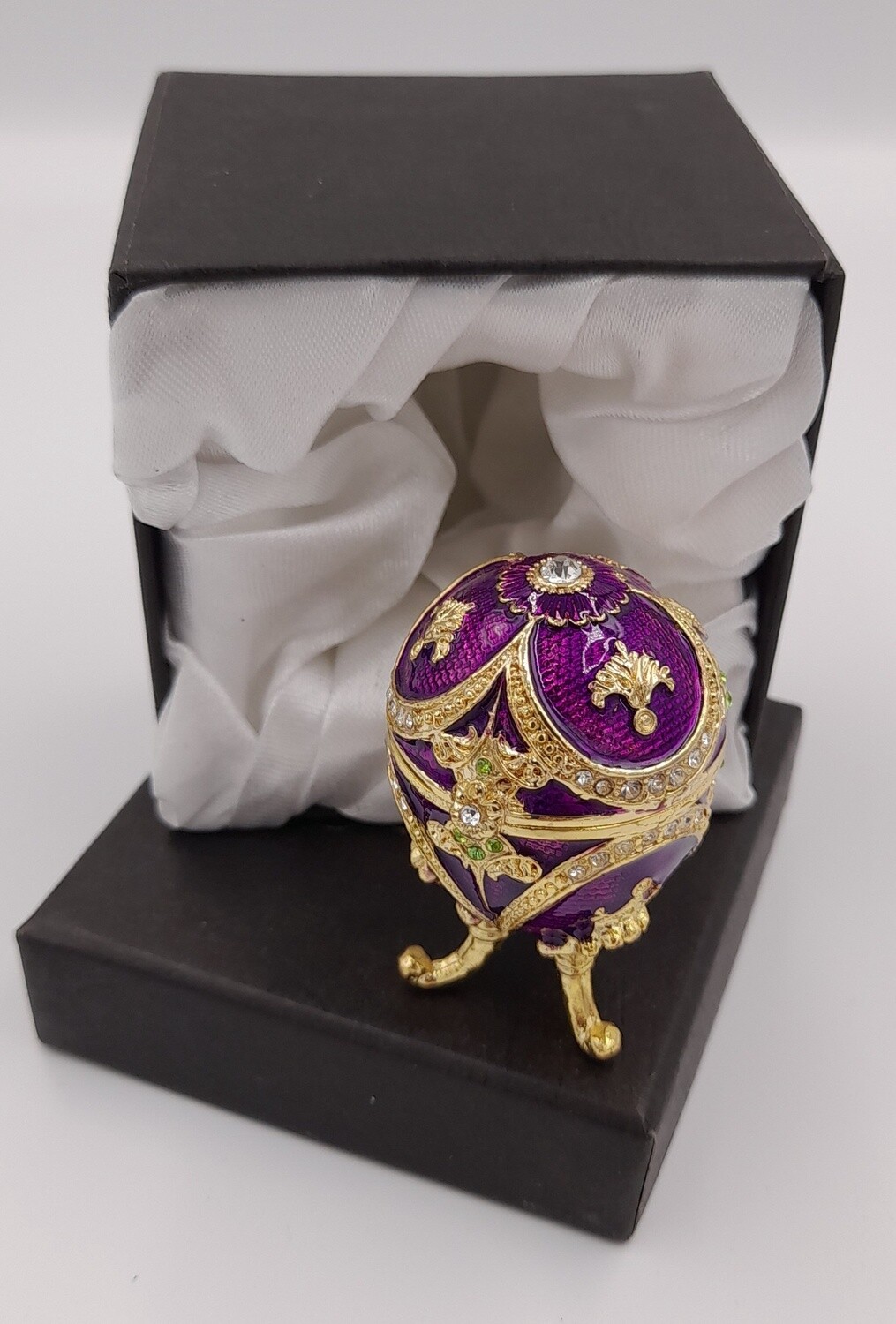 Decorative egg trinket box