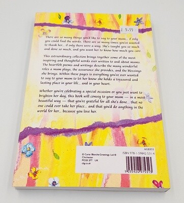 'Because I love you... mum' a book of special words