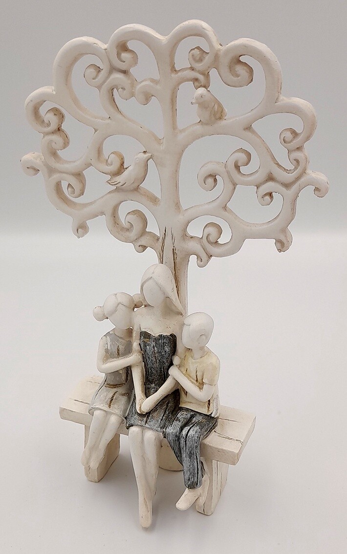 Mother and Children family tree ornament sculpture