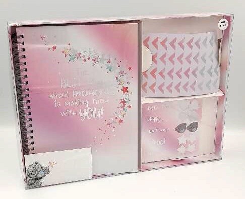 &#39;The best thing about making memories...&#39; Tatty Ted notebook and frame gift set