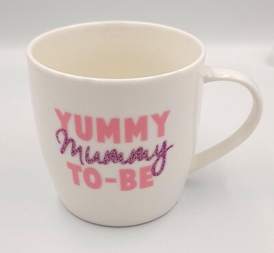 &#39;Yummy Mummy to be&#39; boxed gift mug