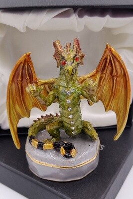 Dragon trinket box ornament