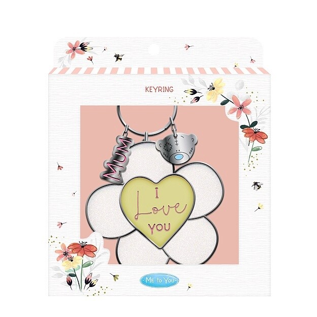 Mum Flower Keyring